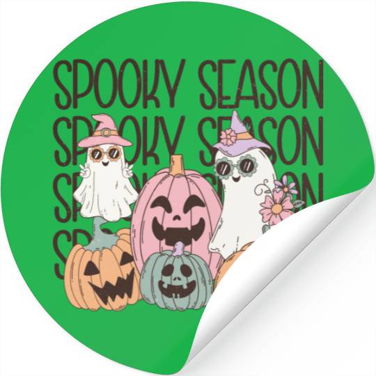 Spooky Season - Embrace the Chills Stickers