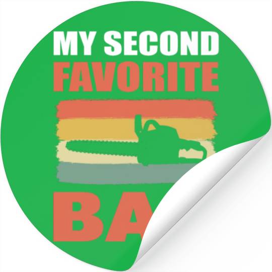 Funny Chainsaw Logger Stickers