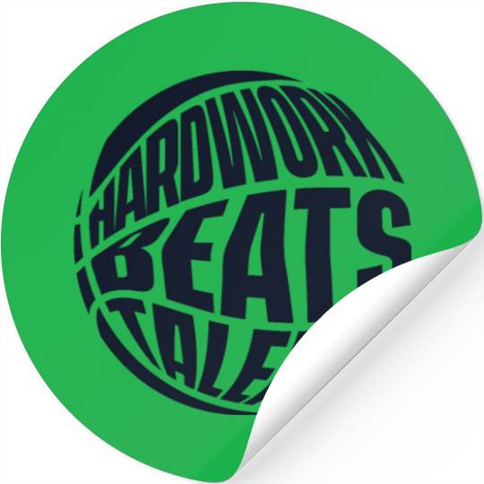 Hardwork Beats Talent Lover Pro Player Basketball Stickers