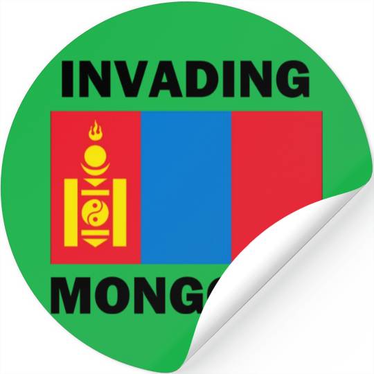 Invading Mongolia Stickers