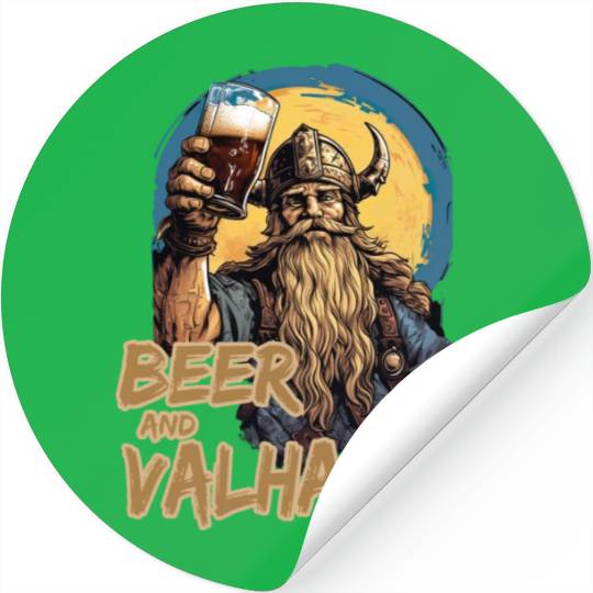 Viking World Tour Vikings Valhalla Odin for a Men Stickers