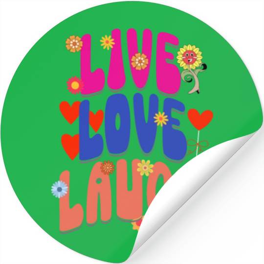 LIVE LOVE LAUGH Stickers