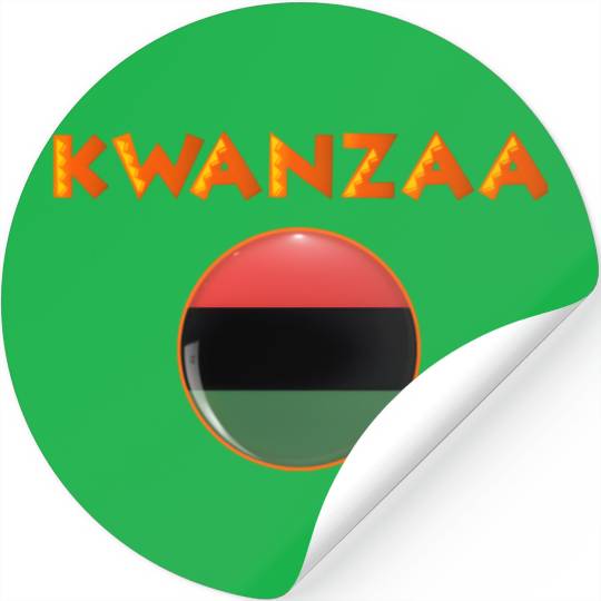 Kwanzaa's Cultural Tapestry, Songs, Dances, Drums. Stickers