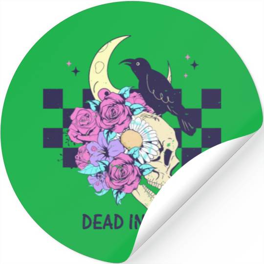 "Dead Inside" Halloween Stickers