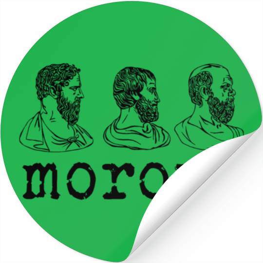 Inspired by Princess Bride Plato Aristotle Stickers