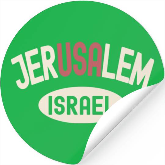Usa Jerusalem Israel Stickers