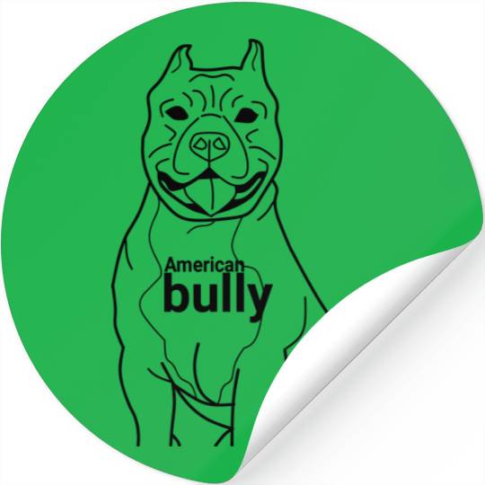 American Bully King - The King of the Street Stickers