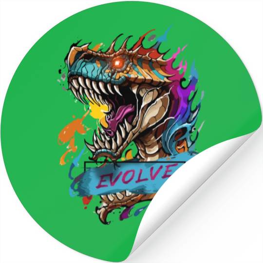 Roaring Evolution Stickers