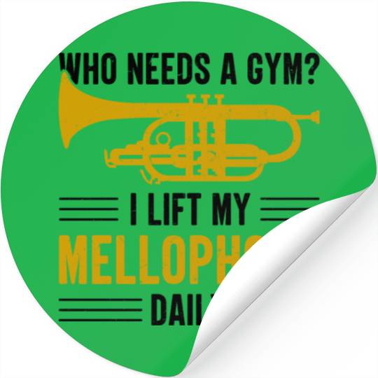 Mellophonist Musical Instrument Orchestra Stickers