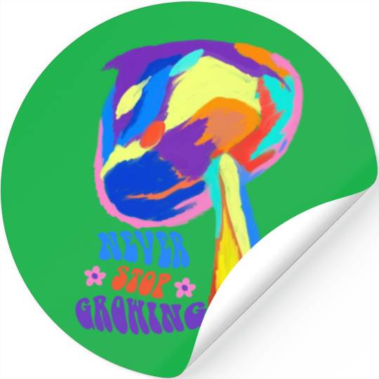Psychedelic Mushroom Stickers