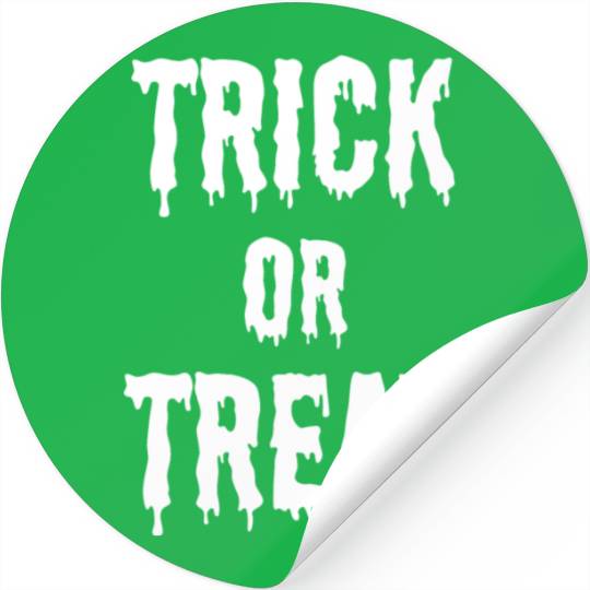Trick or treat - funny halloween Stickers