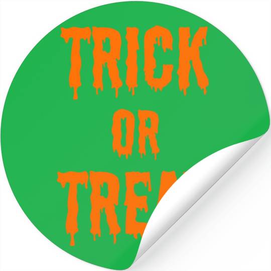 Trick or treat - funny halloween Stickers