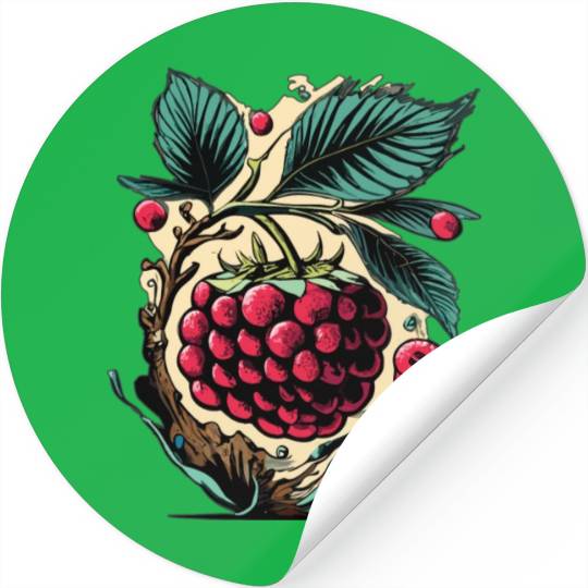 Raspberry Stickers