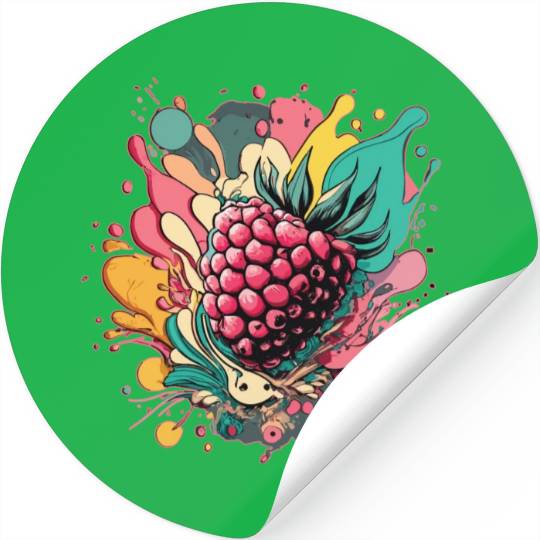 Raspberry Stickers