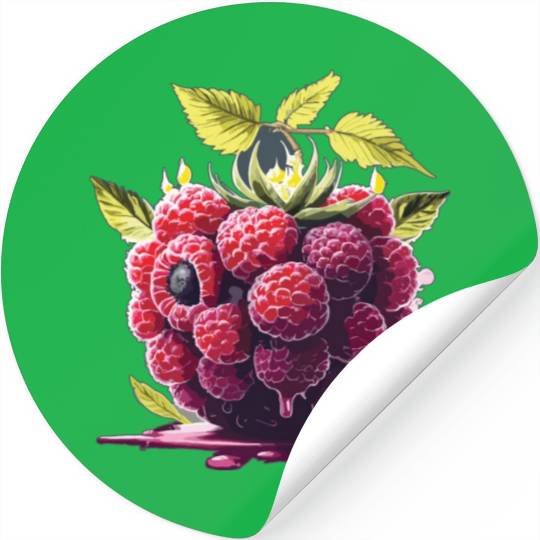 Raspberry Stickers