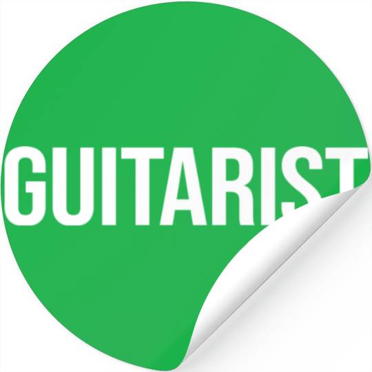 Band Guitarist Guitar Player Stickers