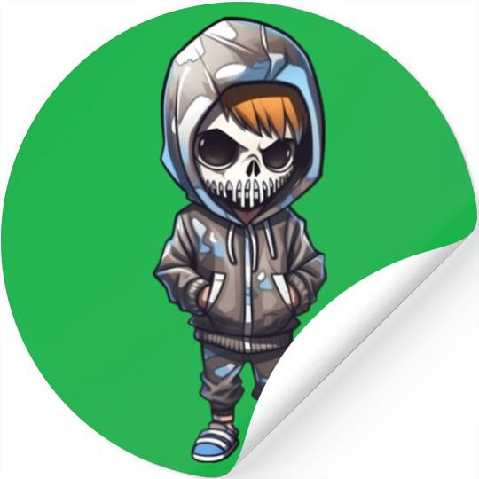 Skeleton Guy Stickers