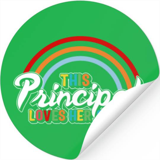 Principal Stickers, This Principal Loves Her School