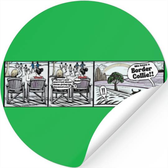 LoveDog Lane Comics Stickers