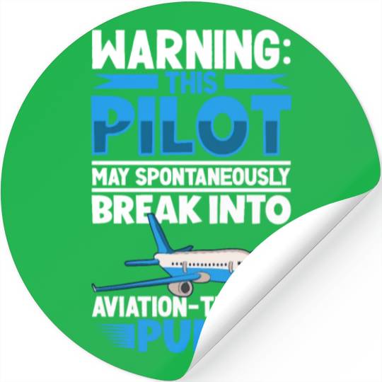 Pilot Aviation Airplane Airline Future Pilots Stickers