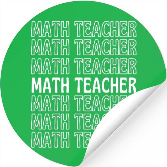 Math teacher Stickers
