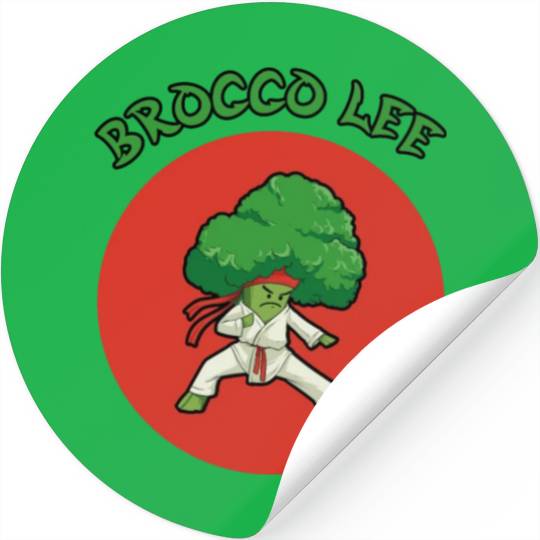 Japan Karate Martial Arts MMA Broccoli Stickers