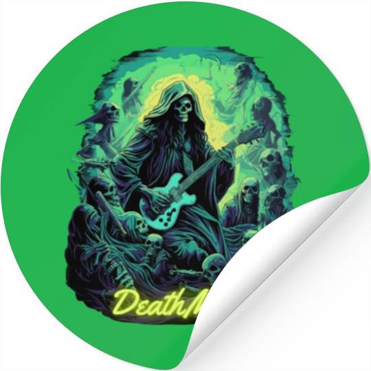Halloween - Death Metal Rock Stickers