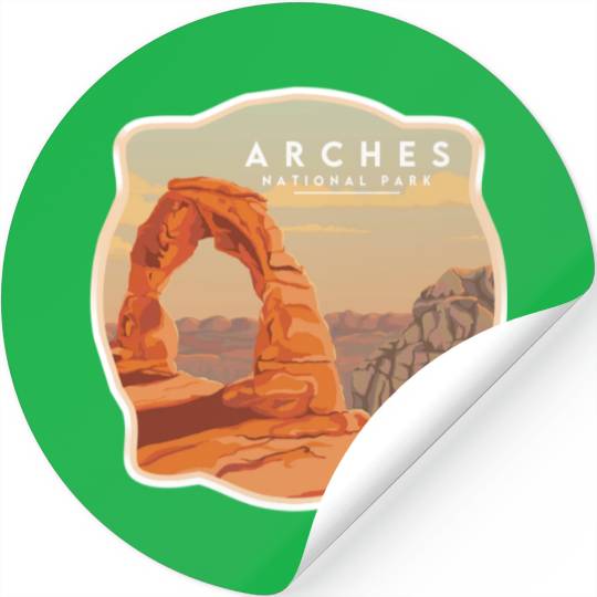 Arches National Park Stickers Stickers