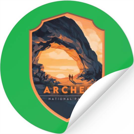 Arches National Park Stickers Stickers