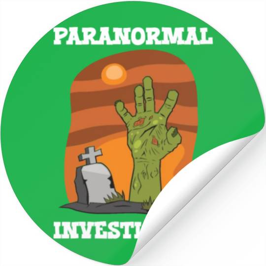 Ghost Hunting Paranormal Investigator Stickers