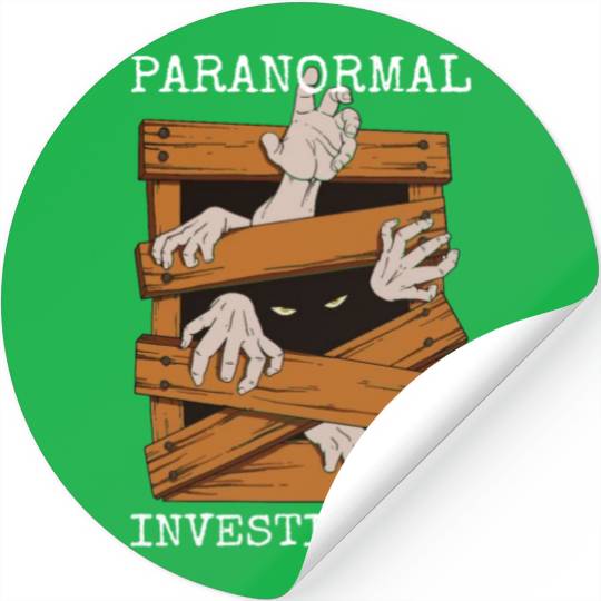 Ghost Hunting Paranormal Investigator Stickers