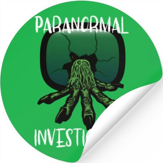 Ghost Hunting Paranormal Investigator Stickers