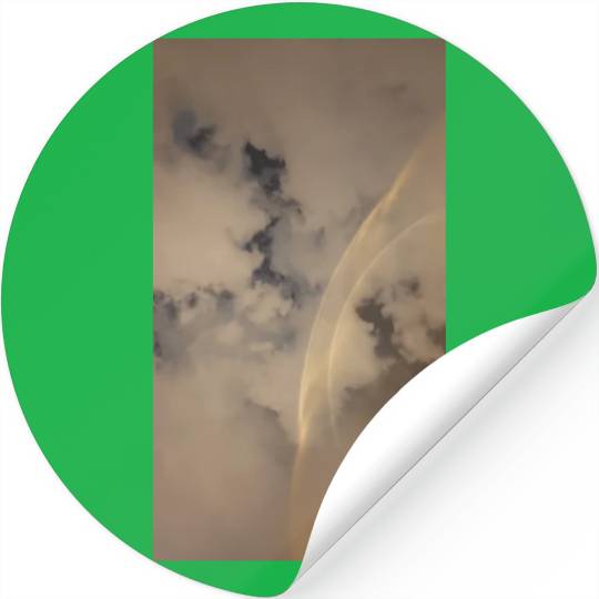 Night Clouds With Light Stickers