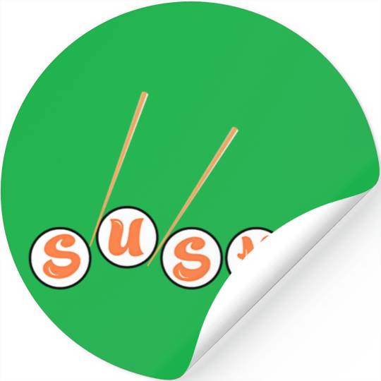 cute funny kawaii sushi lover Stickers