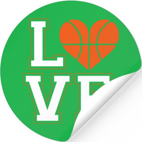 Love The Basketball Stickers