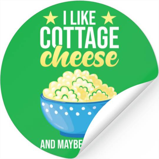 Cottage Cheese Stickers