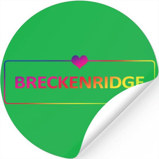 Breckenridge Colorado Usa Stickers