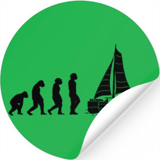 Catamaran-Sailing Yachting-Sailor Evolution Stickers