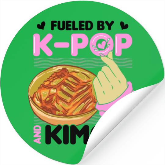 Kimchi Lovers Korean Cuisine Food Gifts Stickers