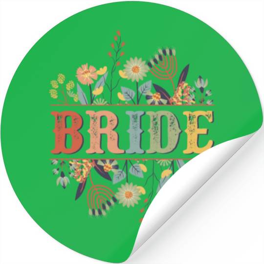 Bachelorette Party Bride Stickers Stickers