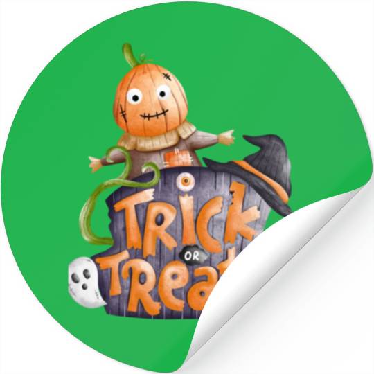 Trick or treat Stickers