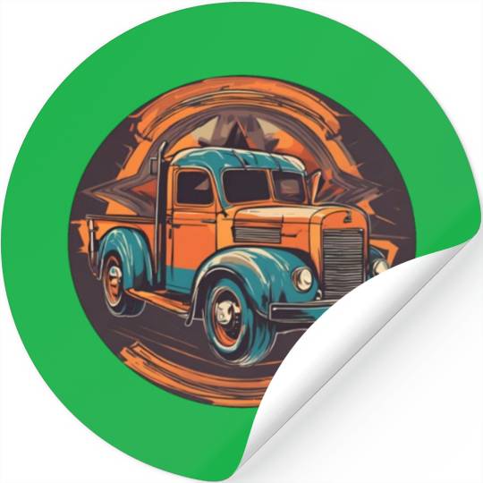 Old School Truck / Oldtimer / Car / Vintage / 60s Stickers