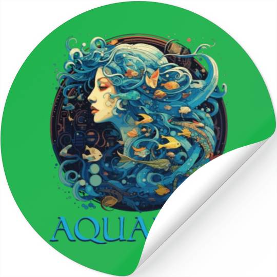 Embrace Your Aquarius Identity: Aquarius Zodiac Stickers