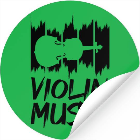 Violin Music Stickers