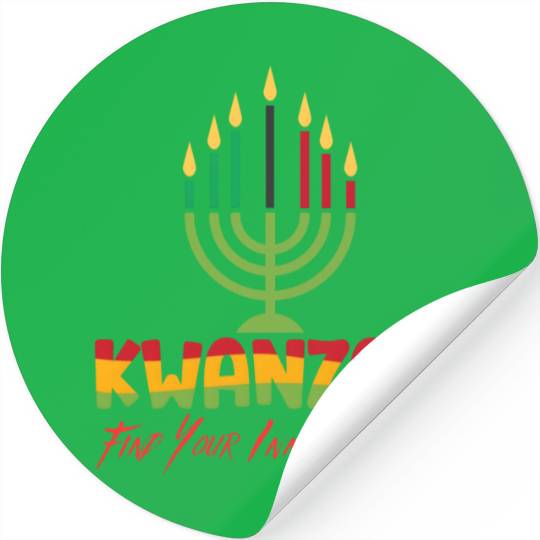 Celebrate Kwanzaa, Embrace your Inner Peace Stickers