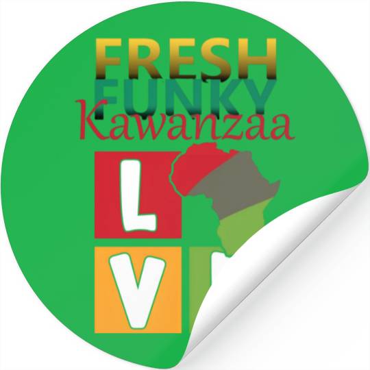 Kwanzaa Celebration with a Fresh Funky Twist Stickers