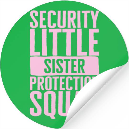 Siblings Stickers, Security Little Sister Protection