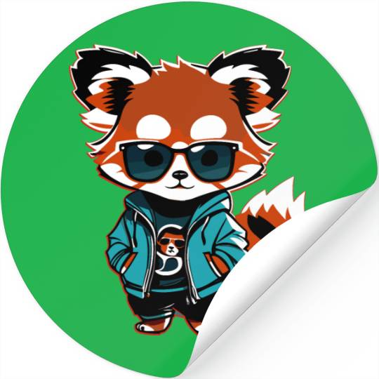 Kawaii Red Panda Stickers