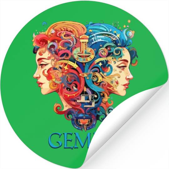 Embrace Your Gemini Identity: Gemini Pride Stickers