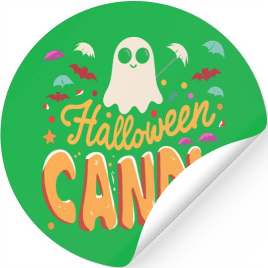 Candy Halloween Stickers